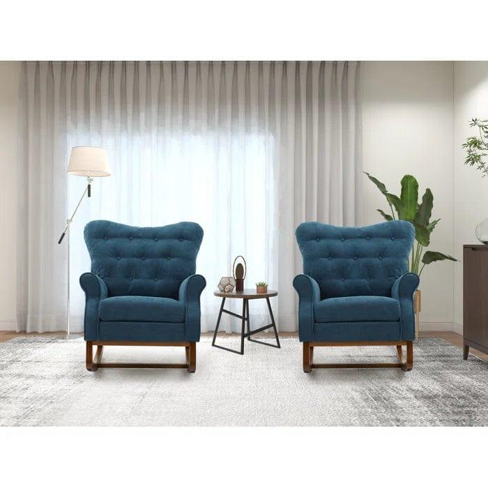 Efisia Double Rocking Chair (Set of 2) - Ouch Cart 