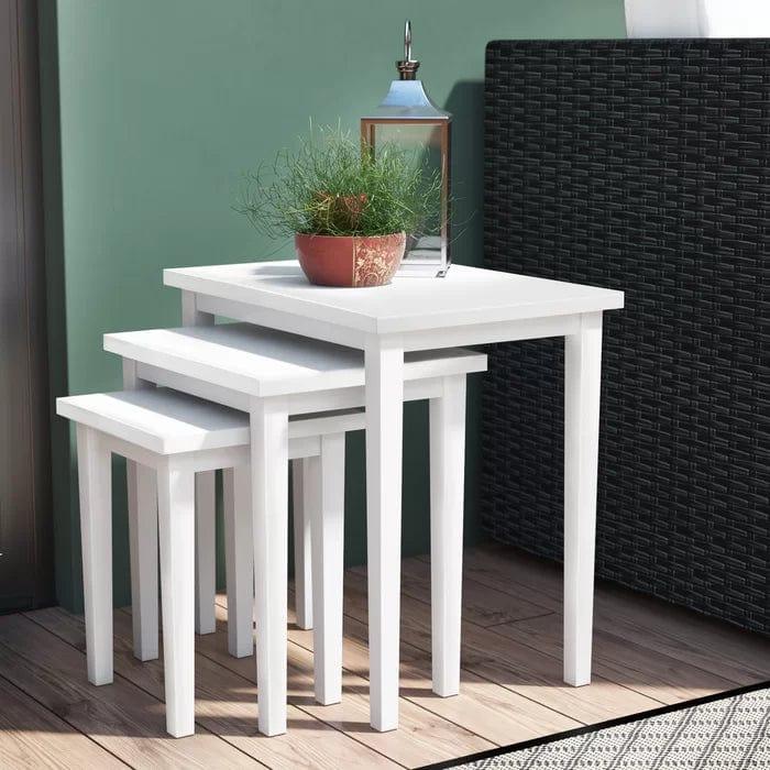 Elvina 3 Piece Nest of Tables - Ouch Cart 