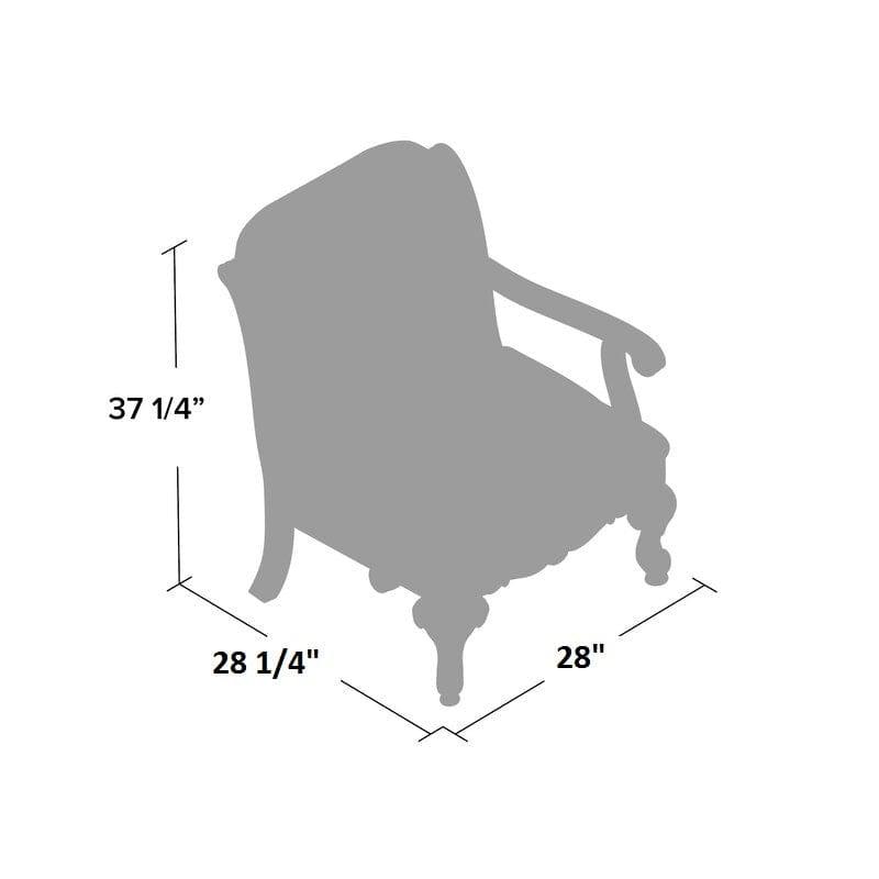 Wooden Wide Armchair with arm rest - Ouch Cart 