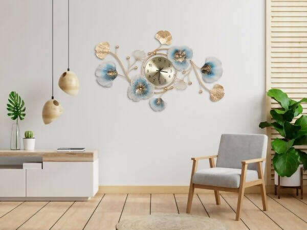 LCREATIVE CIRCLE GOLD WALL CLOCK - Ouch Cart 