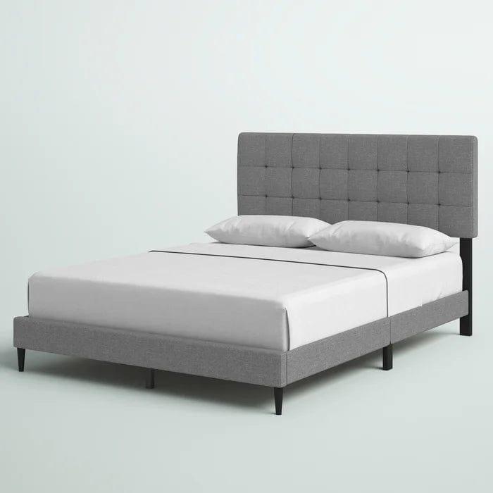 Forsan Tufted Upholstered Low Profile Platform Bed - Ouch Cart 