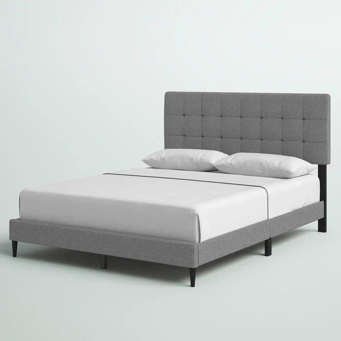 Forsan Tufted Upholstered Low Profile Platform Bed