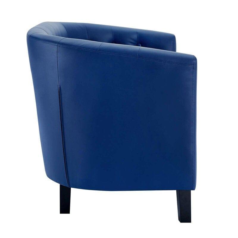 Square Arm Loveseat with Reversible Cushions - Ouch Cart 