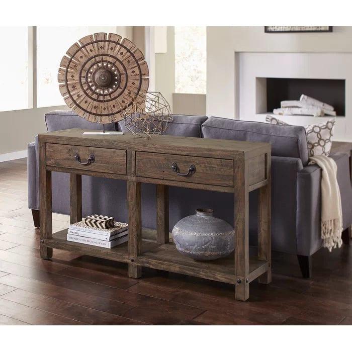 Frawley' Solid Wood Console Table - Ouch Cart 
