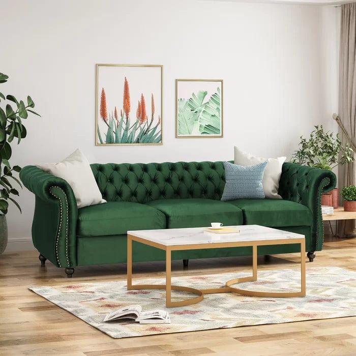 Glidden 3 Seater Chesterfield Sofa - Ouch Cart 