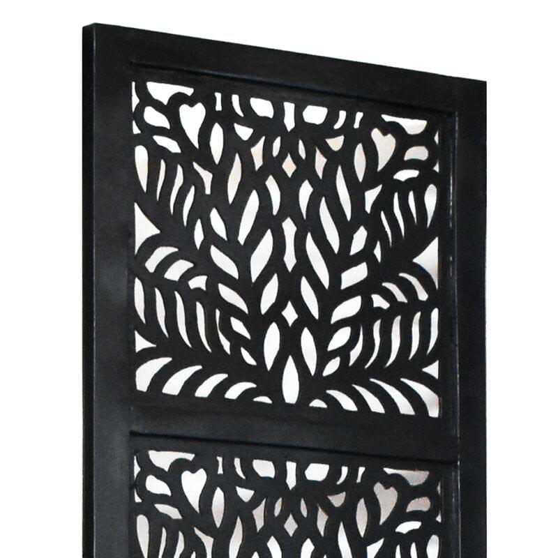 3 -Panel Solid Wood Folding Room Divider Wooden partition For Room Divider72 - Ouch Cart 
