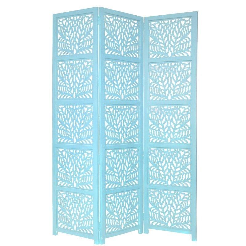 3 -Panel Solid Wood Folding Room Divider Wooden partition For Room Divider72 - Ouch Cart 