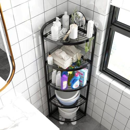 Modern Kitchen Metal Corner Triangle Storage Kitchen Trolley - Ouch Cart 