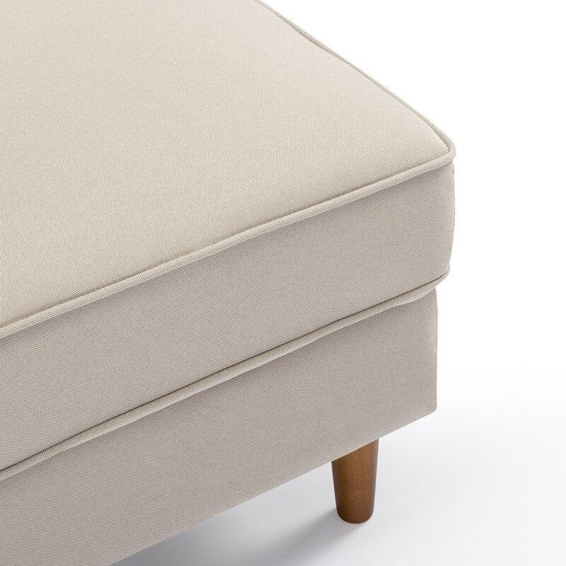 Wide Square Standard Ottoman - Ouch Cart 