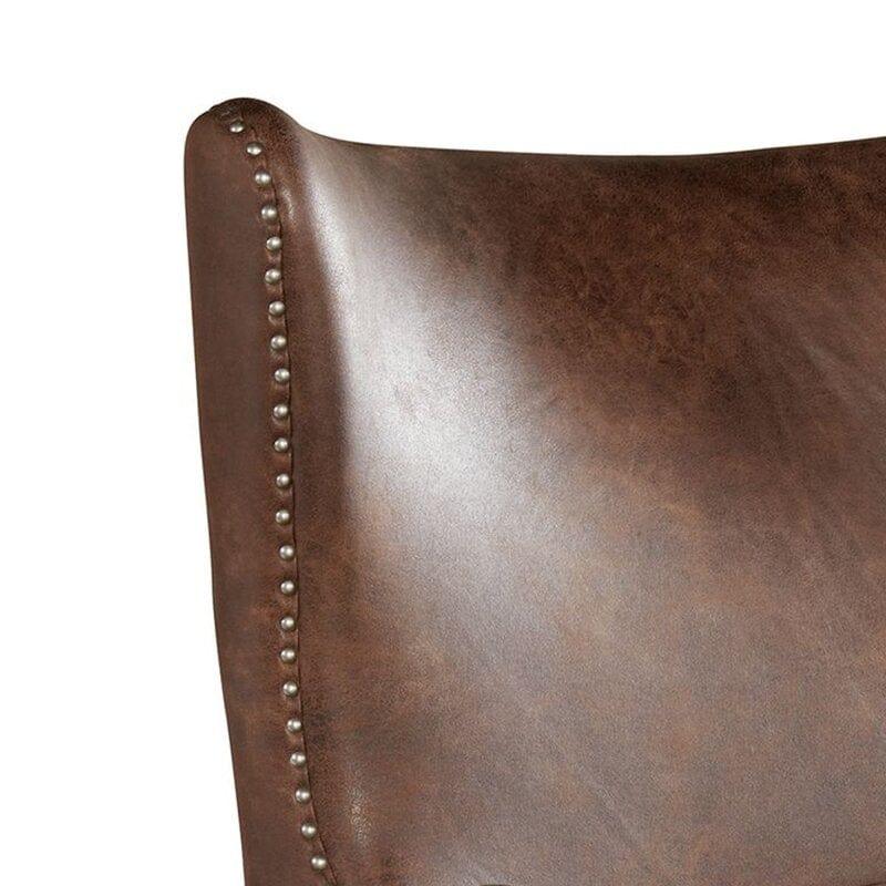 Full Back Lounge Chair Wide Tufted Wingback Chair - Ouch Cart 