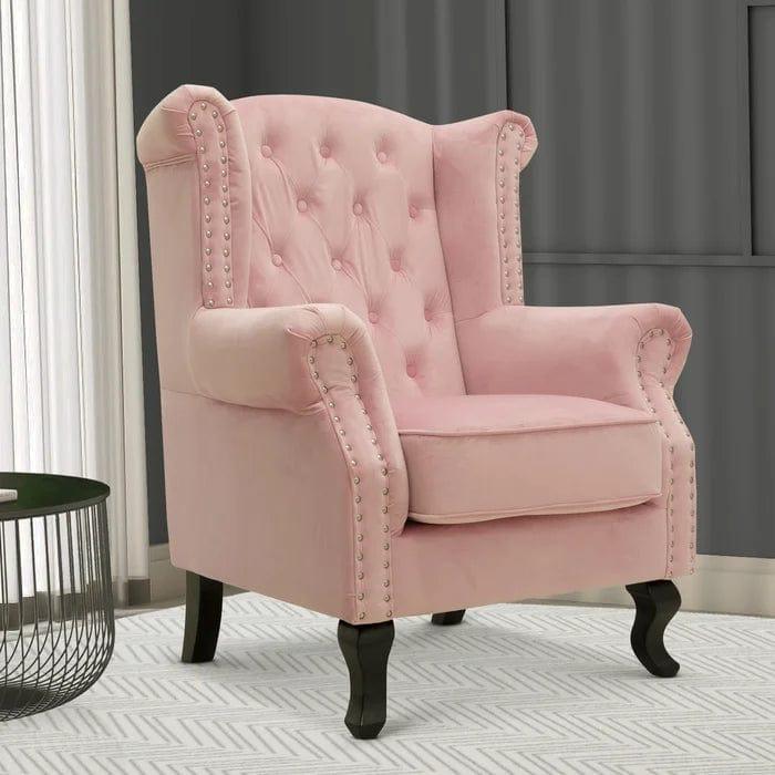 Hayden Wide Tufted Velvet Chair