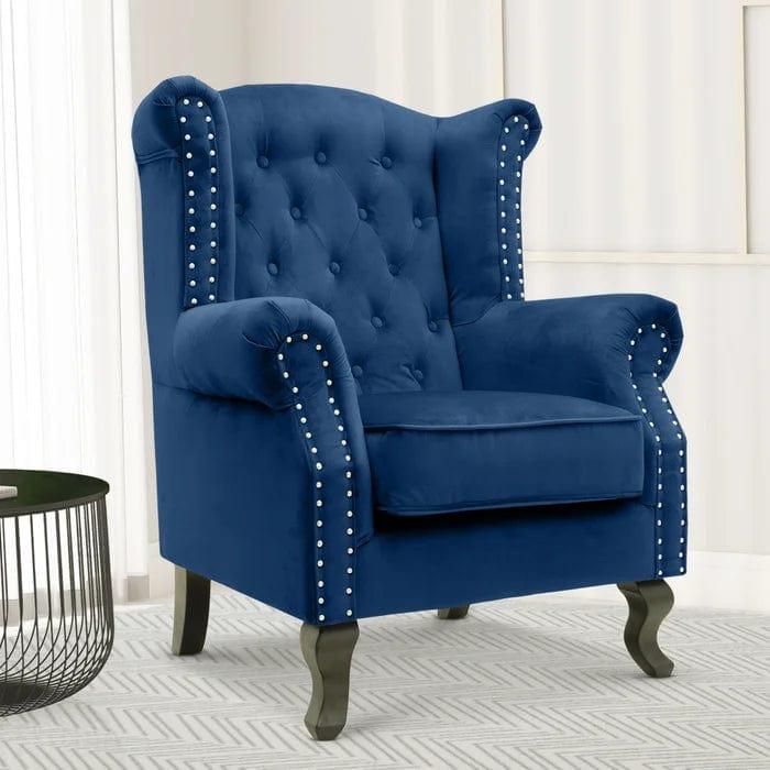 Hayden Wide Tufted Velvet Chair