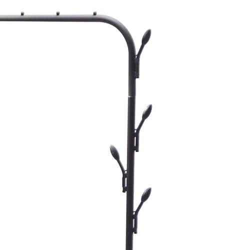 Modern iron clothes Metal Shoe coat rack standing hanger for Living Room - Ouch Cart 