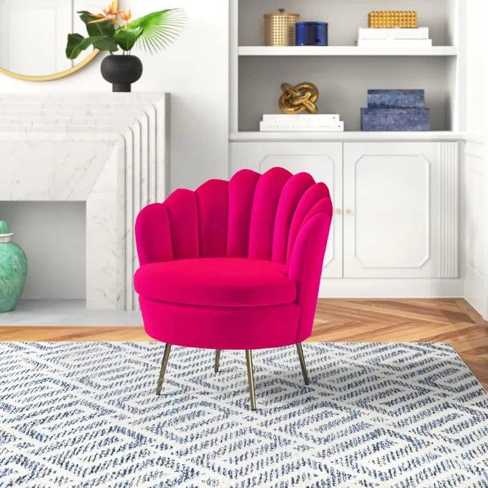 Hendrix Upholstered Barrel Chair - Ouch Cart 