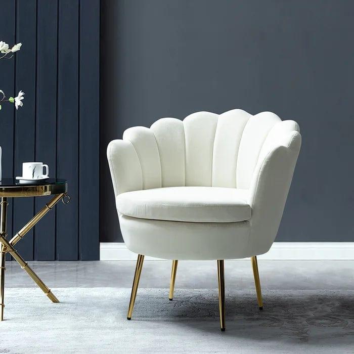 Hendrix Upholstered Barrel Chair - Ouch Cart 