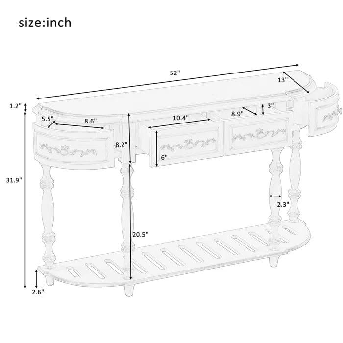 Honaye Console Table - Ouch Cart 