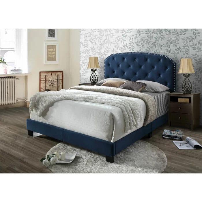 Howes Tufted Upholstered Low Profile Standard Bed