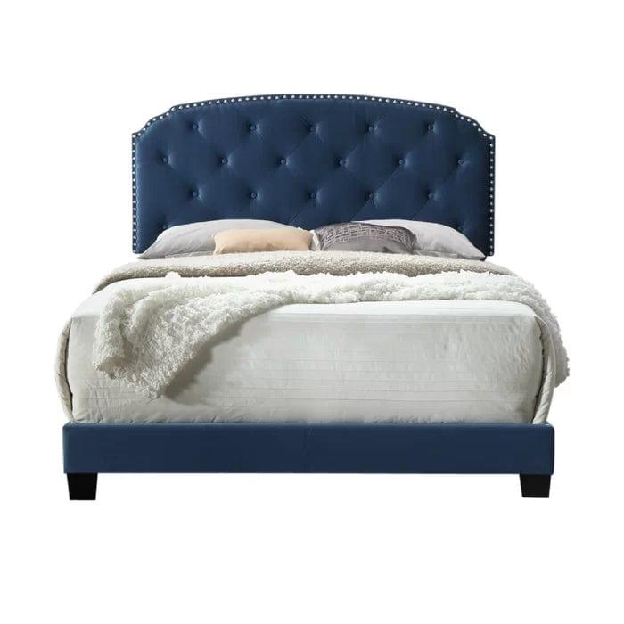 Howes Tufted Upholstered Low Profile Standard Bed