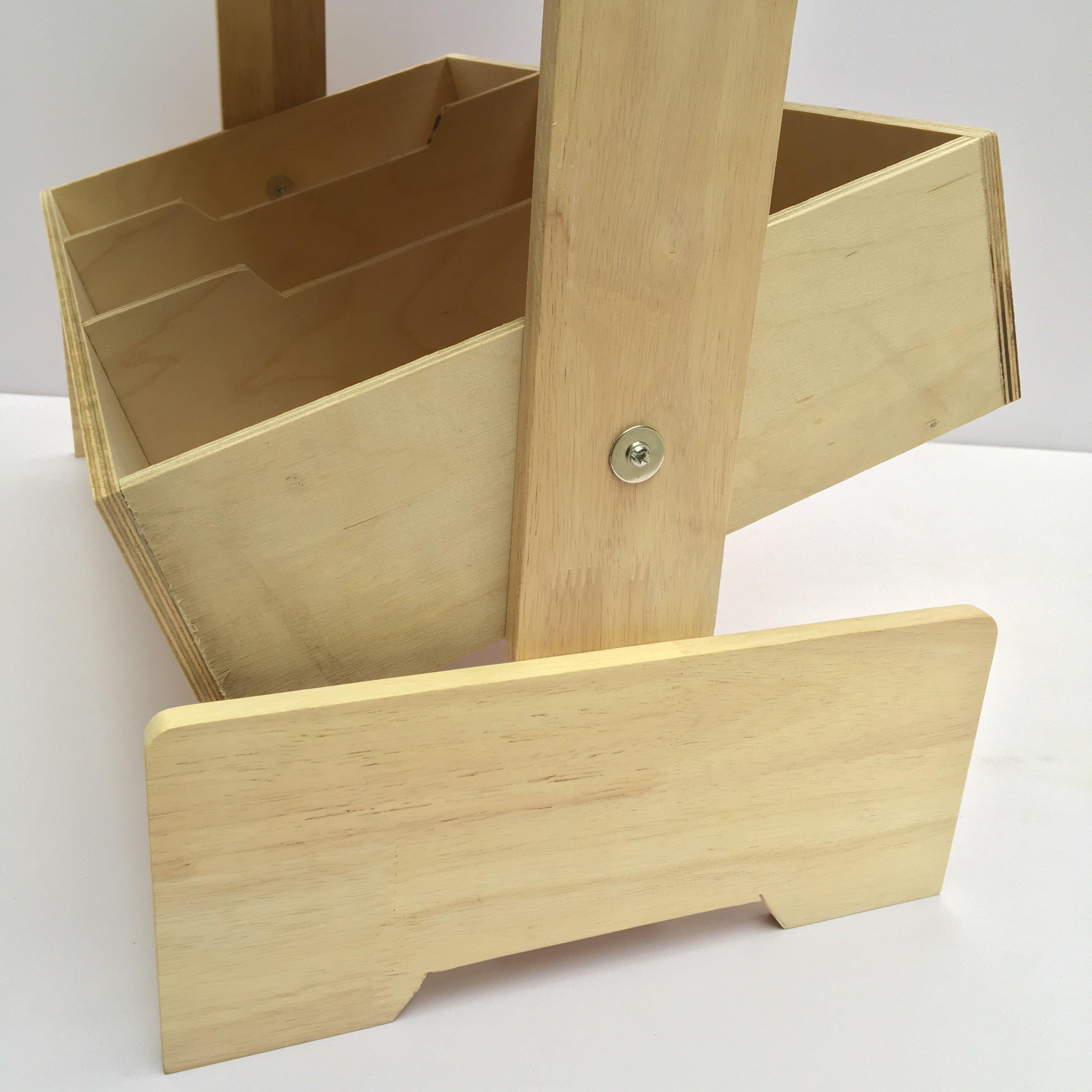 Wooden Toy Organiser For Kids Your Yearly Kids Furniture ( With Complementary Coaster ) By Miza