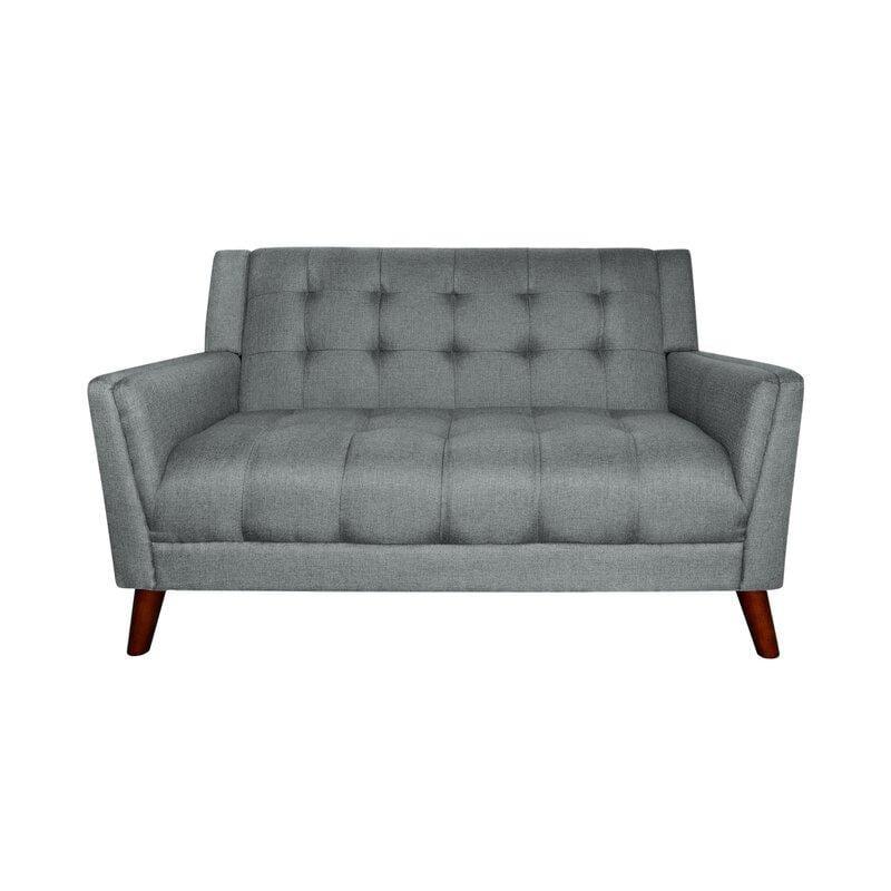 Square Arm Loveseat for living Room Bed Room - Ouch Cart 
