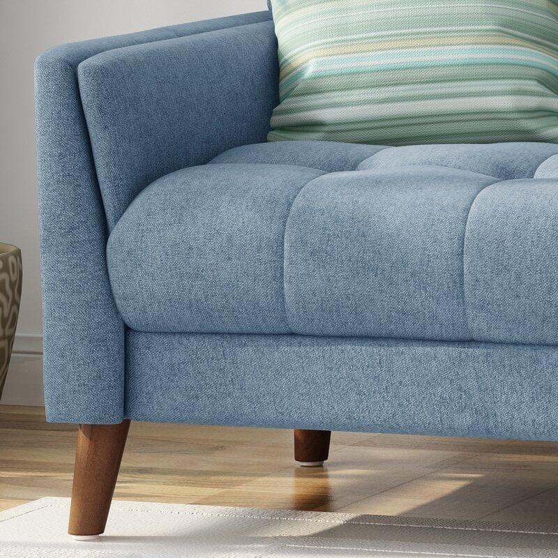 Square Arm Loveseat for living Room Bed Room - Ouch Cart 