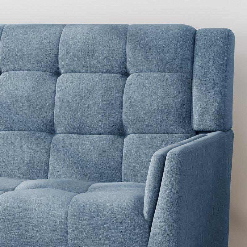 Square Arm Loveseat for living Room Bed Room - Ouch Cart 