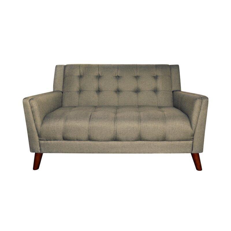 Square Arm Loveseat for living Room Bed Room - Ouch Cart 