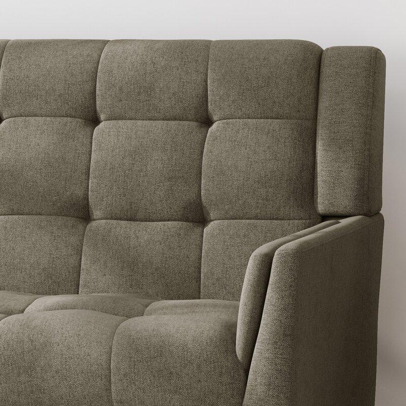 Square Arm Loveseat for living Room Bed Room - Ouch Cart 