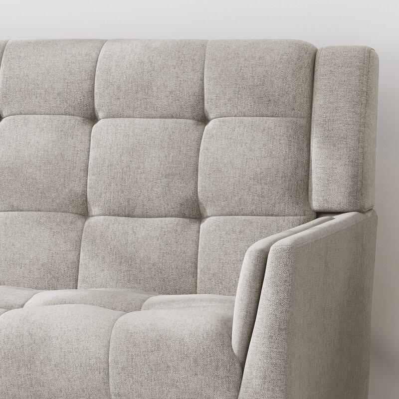 Square Arm Loveseat for living Room Bed Room - Ouch Cart 