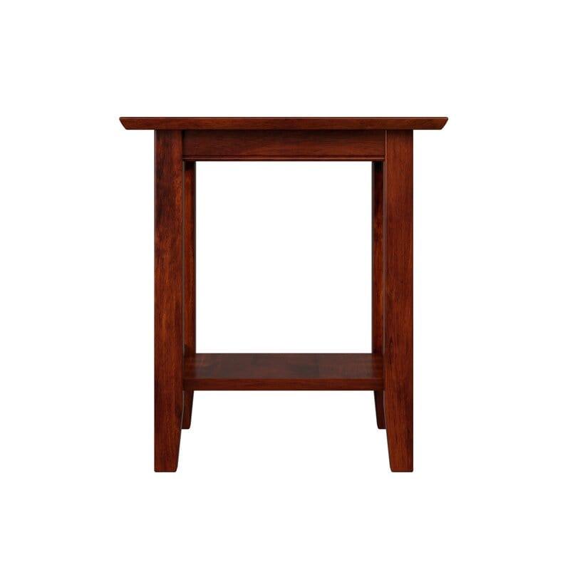 Jarrah Tall Solid Wood End Table - Ouch Cart 