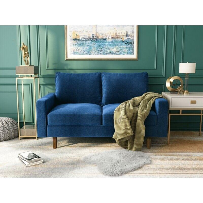 Square Arm Loveseat - Ouch Cart 