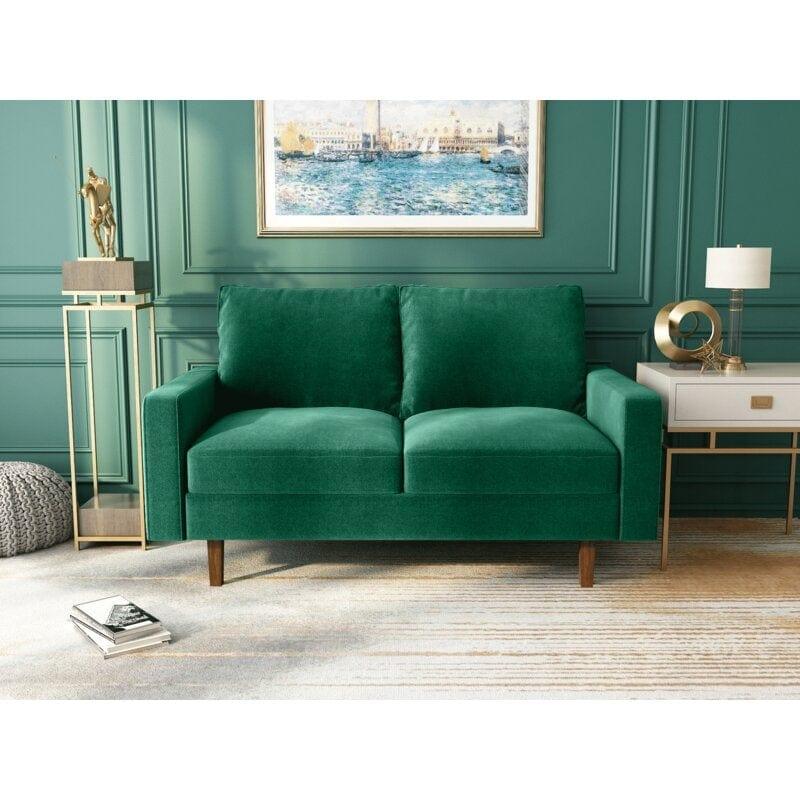 Square Arm Loveseat - Ouch Cart 