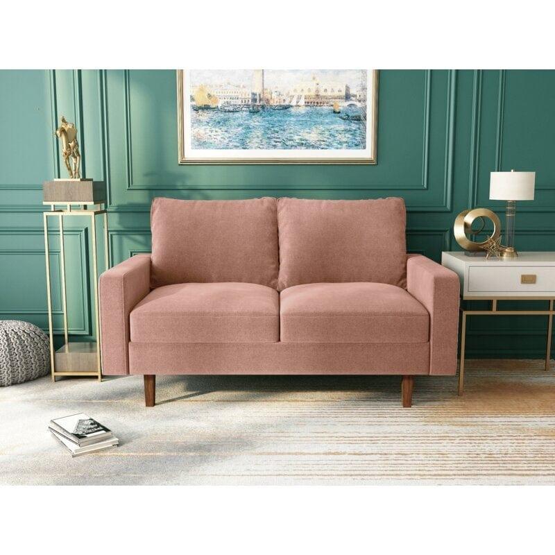 Square Arm Loveseat - Ouch Cart 