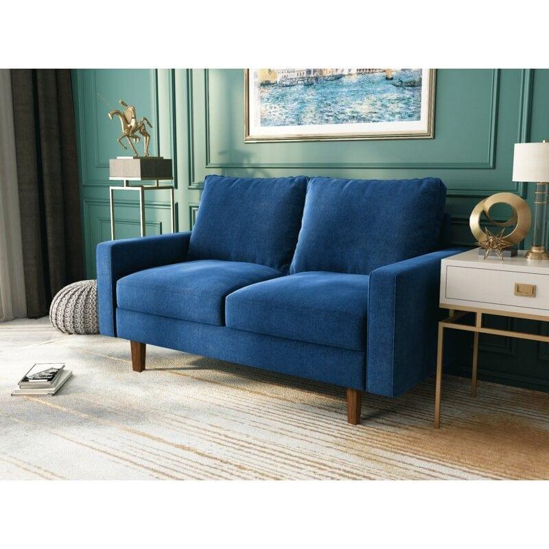 Square Arm Loveseat - Ouch Cart 