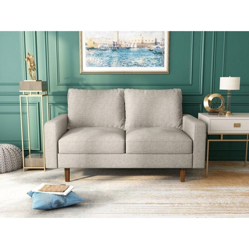 Square Arm Loveseat - Ouch Cart 