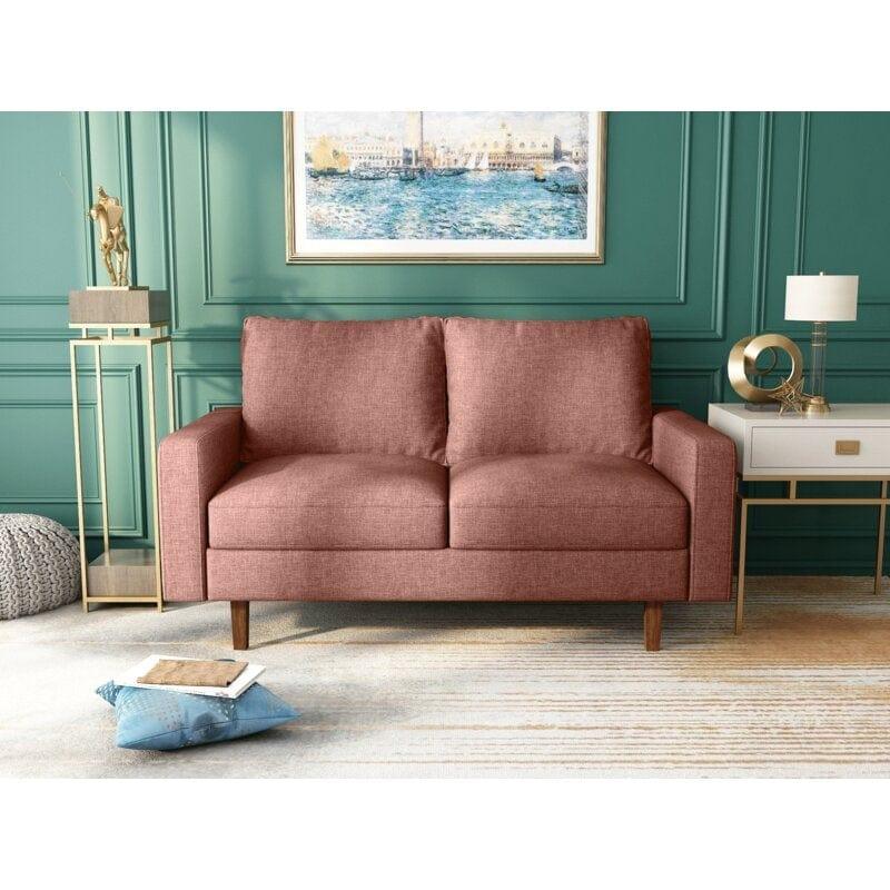 Square Arm Loveseat - Ouch Cart 