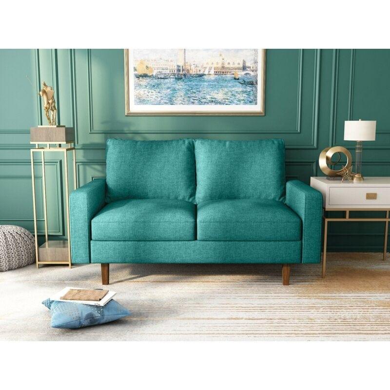 Square Arm Loveseat - Ouch Cart 