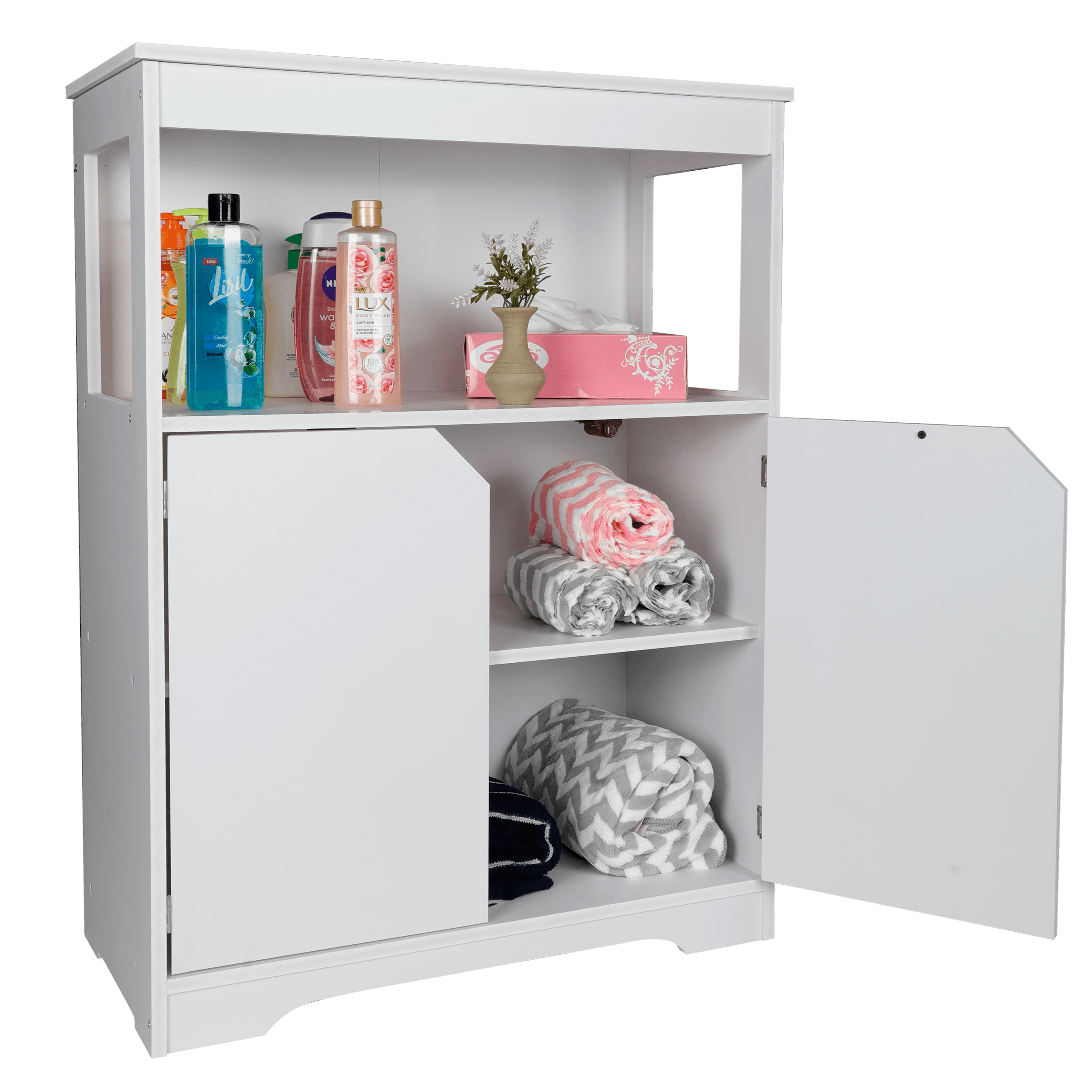 Bathroom storage Cabinet PVC Cupboard