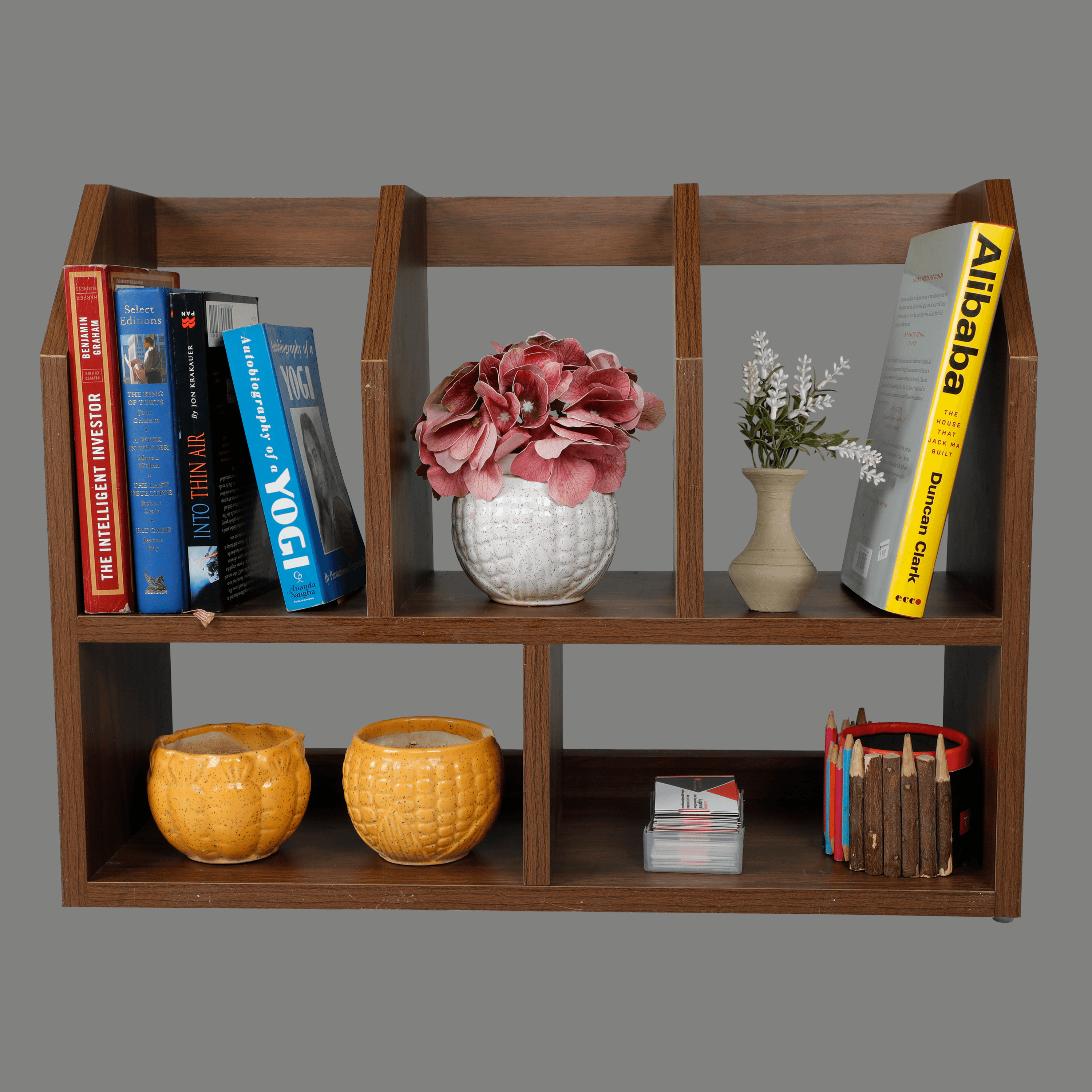 Portable Bookshelf For Table Tops or Wall Hanging By Miza - Ouch Cart 