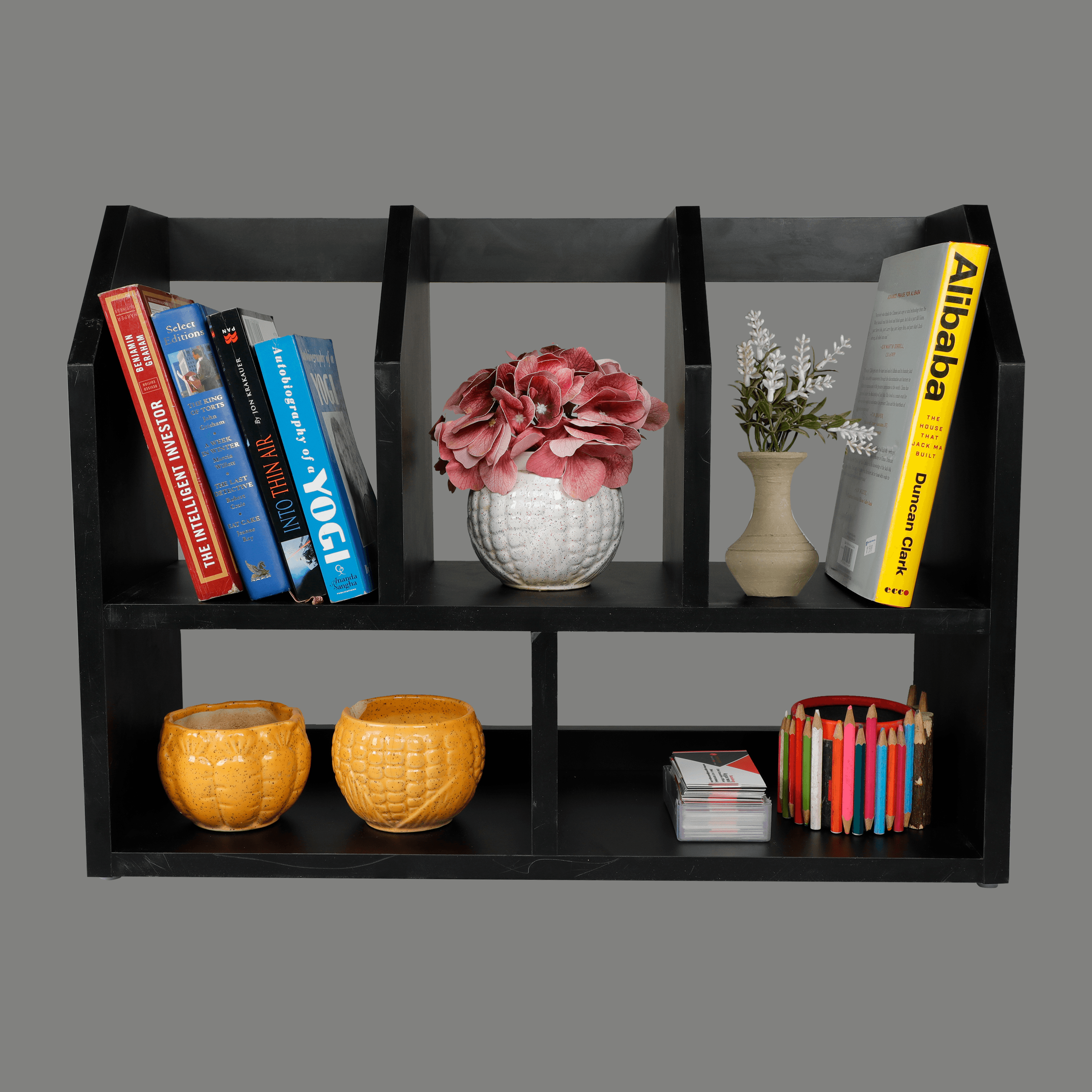 Portable Bookshelf For Table Tops or Wall Hanging By Miza - Ouch Cart 