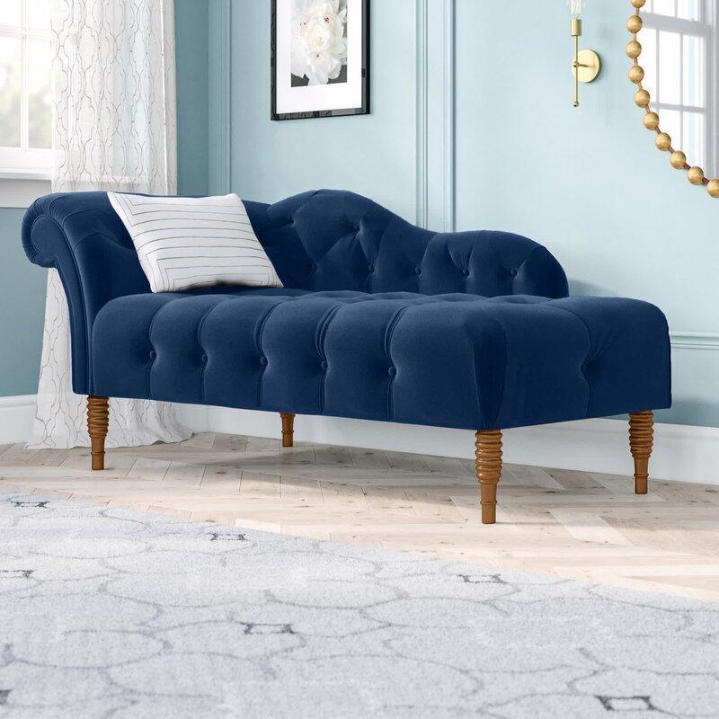 Tufted Right-Arm Chaise Lounge - Ouch Cart 