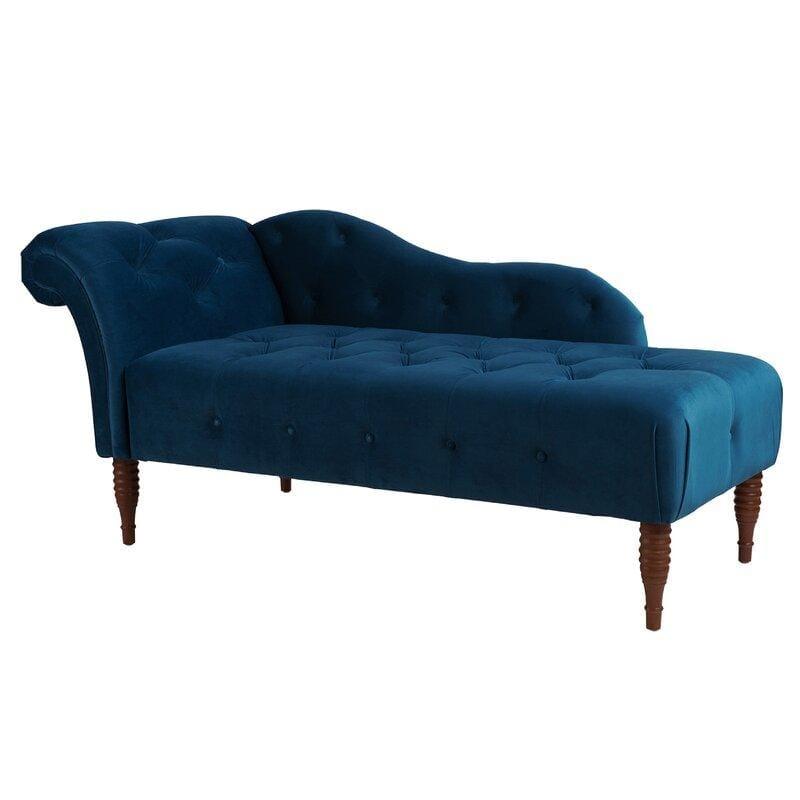 Tufted Right-Arm Chaise Lounge