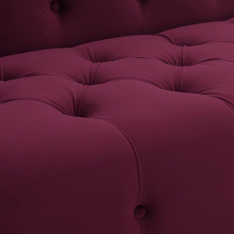 Tufted Right-Arm Chaise Lounge - Ouch Cart 