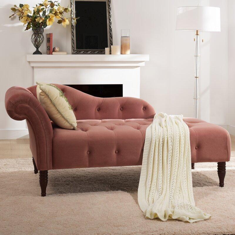 Tufted Right-Arm Chaise Lounge