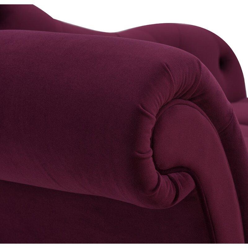 Tufted Right-Arm Chaise Lounge - Ouch Cart 