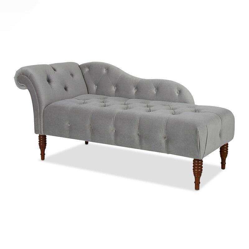 Tufted Right-Arm Chaise Lounge - Ouch Cart 