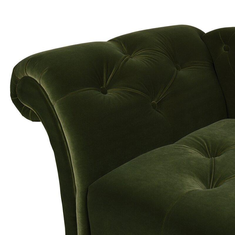 Tufted Right-Arm Chaise Lounge