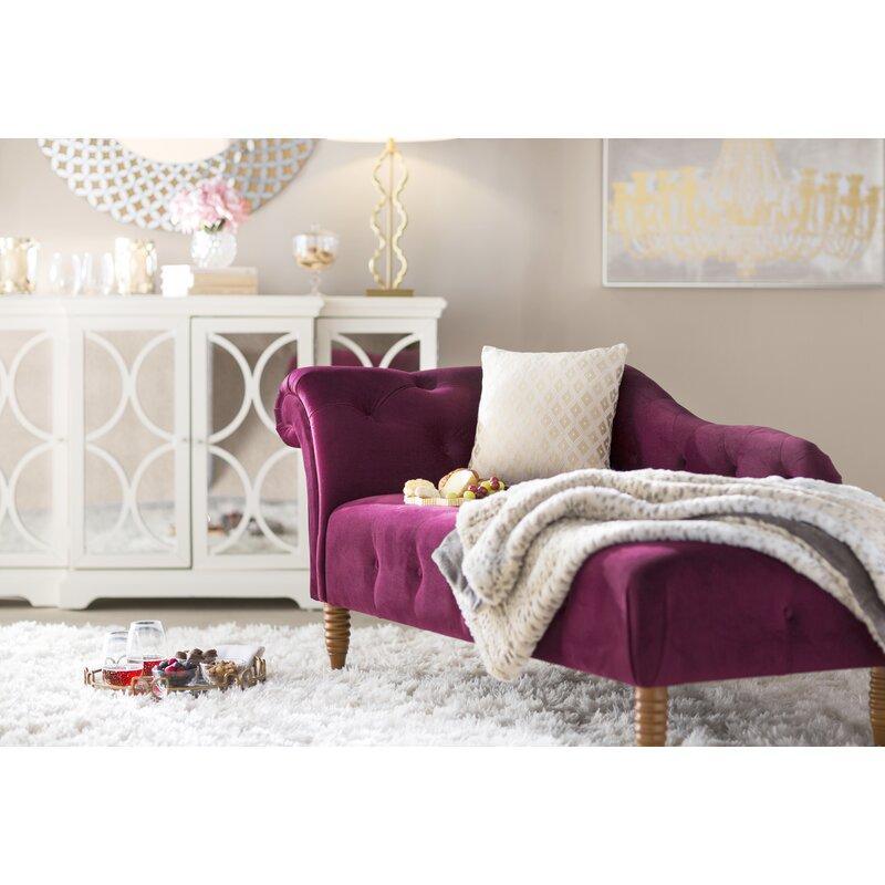 Tufted Right-Arm Chaise Lounge - Ouch Cart 