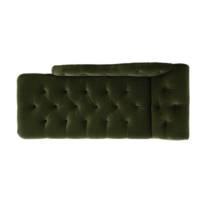 Tufted Right-Arm Chaise Lounge