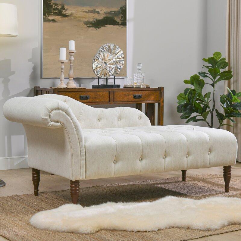 Tufted Right-Arm Chaise Lounge